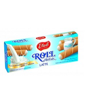 Elledi Roll Break Wafer Latte 80 g