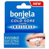 Bonjela Cold Sore Invisible Cream 2 g
