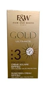 Fair & White Gold Protect Sunscreen Cream SPF 50 30 ml