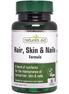 Natures Aid Hair, Skin & Nails Formula 90 Tablets