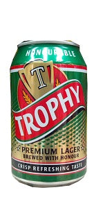 Trophy Premium Lager Beer Can 33 cl x6