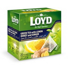 Loyd Green Tea Lemon & Honey With Ginger Flavour Fruit Tea 40 g x20