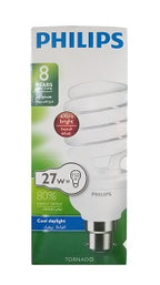 Philips Tornado Energy Saver Pin Bulb B22 27W