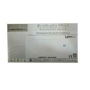 Arista Plus Synthetic Vinyl Latex Free Examination Gloves Medium x100