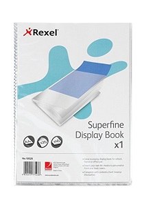 Rexel Superfine Display Book A4 20 Pockets