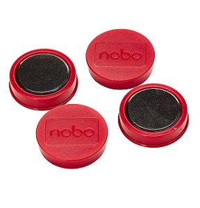 Nobo Magnets 38 mm - Red