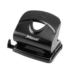 Rexel V230 Value 2 Hole 30 Sheet Punch - Black
