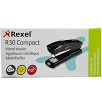 Rexel R30 Compact Stapler - Black