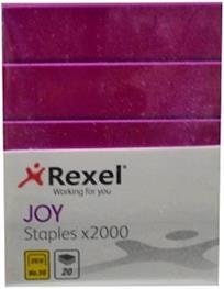 Rexel Joy Staples No.56 - Pink