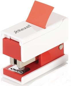 Rexel Mini Notes Stapler - Red
