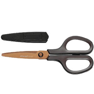 Rexel X3 Scissors - Titanium Brown