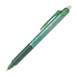 Pilot Frixion Cliker Roller Ball Erasable Pen 0.5 mm - Green