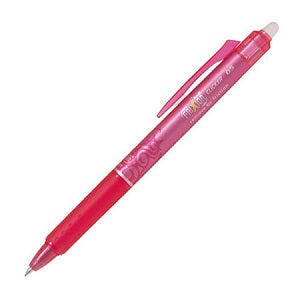 Pilot Frixion Cliker Roller Ball Erasable Pen 0.5 mm - Pink