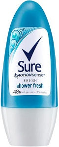 Sure Anti-Perspirant Deodorant Roll On Shower Fresh 50 ml