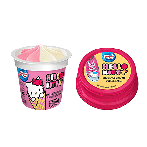 Dairy Maid Ice Cream Hello Kitty Vanilla & Strawberry 125 ml