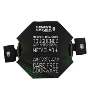 Rossetti Elementi Natura Non-Stick Casserole With Lid Metal-Clad 24 cm