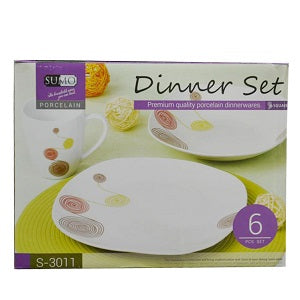 Sumo Porcelain Dinner Set Maciel x6