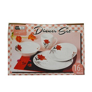 Sumo Porcelain Dinner Set Hollie x16