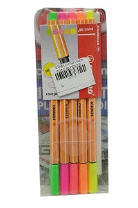 Stabilo Fineliner Point 88 Pen x5