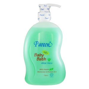 Pureen Baby Bath Mild & Gentle Aloe Vera 750 ml