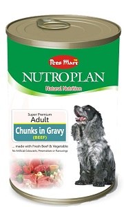 Nutroplan Adult Meat Chunks in Gravy Beef 400 g