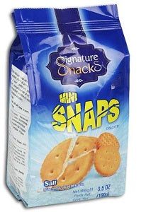 Signature Snacks Mini Snaps Crackers Salt 100 g
