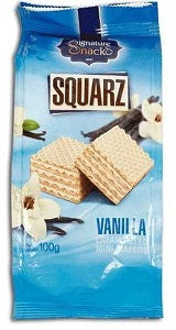 Signature Snacks Squarz Wafers Vanilla 100 g