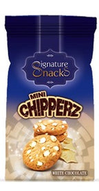 Signature Snacks Mini Chipperz Biscuits White Chocolate 100 g