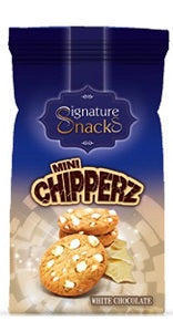Signature Snacks Mini Chipperz Biscuits White Chocolate 100 g