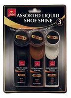 Jump Assorted Liquid Shoe Shine 3 Colours (Black, Brown, Neutral)
