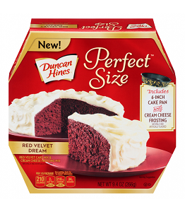 Duncan Hines Perfect Size Red Velvet Dream 266 g