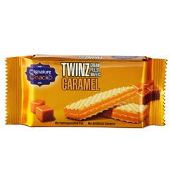 Signature Snacks Twinz Wafers Caramel 40 g