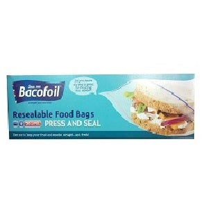 Baco Foil Press N Seal Food & Freezer Bags Large 280 mm x20