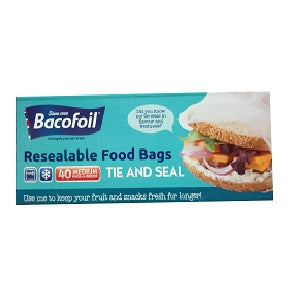 Baco Foil Food & Freezer Bags Medium 255 mm x 350 mm x40