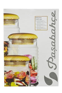 Pasabahce Babylon Vaccum Storage Set x3