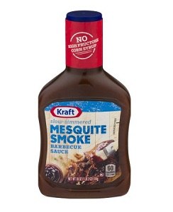 Kraft Slow Simmered Mesquite Smoke Barbecue Sauce 510 g