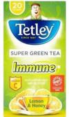 Tetley Super Green Tea Immune Lemon & Honey 40 g x20
