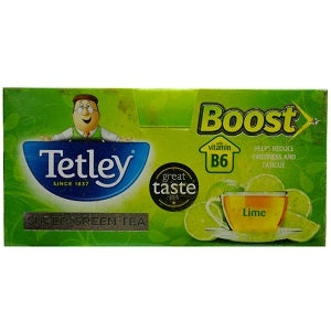 Tetley Super Green Tea Boost Lime 40 g x20