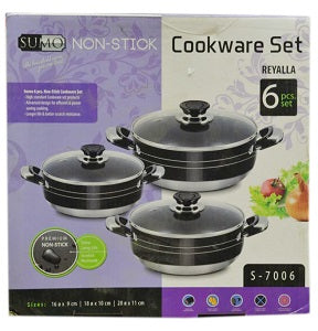 Sumo Non-Stick Cookware Reyalla x6