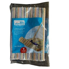 Blu Dimora Cotton Floor Cloth Multicolour 50 x 50 cm