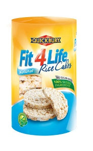 Quickbury Fit 4 Life Natural Rice Cakes 110 g
