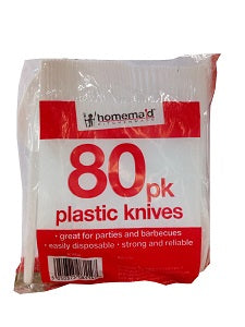 Disposable Plastic Knives x80