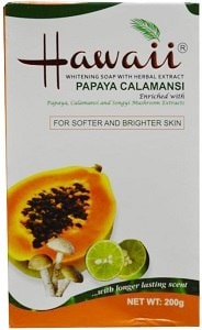 Hawaii Whitening Soap With Herbal Extract Papaya Calamansi 200 g