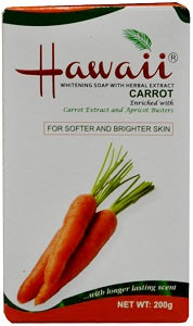 Hawaii Whitening Soap With Herbal Extract Carrot 200 g