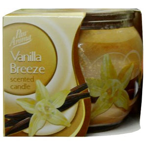 Pan Aroma Vanilla Breeze Scented Glass Candle