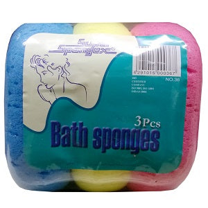 Super Spongex Bath Sponge x3