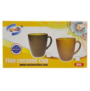 Fine Ceramic Mug Set x2