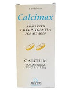 Calcimax 250 The Calcium Supplement 30 Tablets
