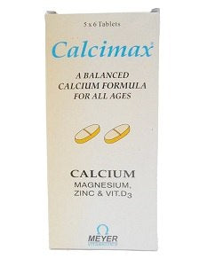 Calcimax 250 The Calcium Supplement 30 Tablets