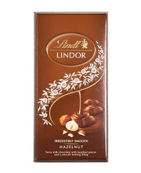 Lindt Lindor Swiss Milk Chocolate Hazelnut 100 g